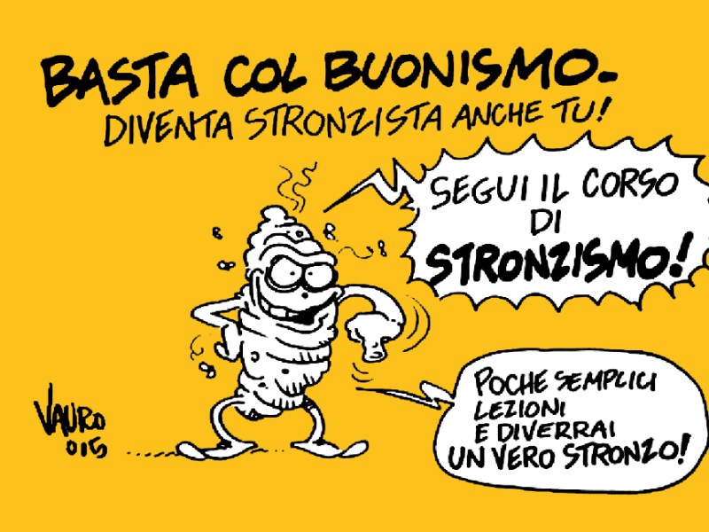 Vauro “CORSO DI STRONZISMO” Servizio Pubblico — FOTOGALLERY