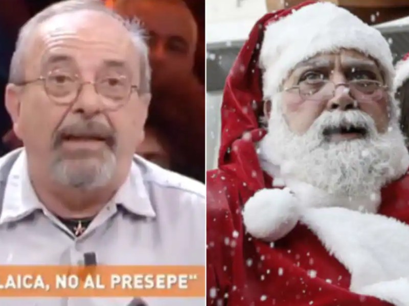 Vauro: “Babbo Natale? Un ciccione con un’aria vagamente da pedofilo”. Il delirio di Vauro a Dritto e Rovescio scatena la rabbia di Del Debbio”