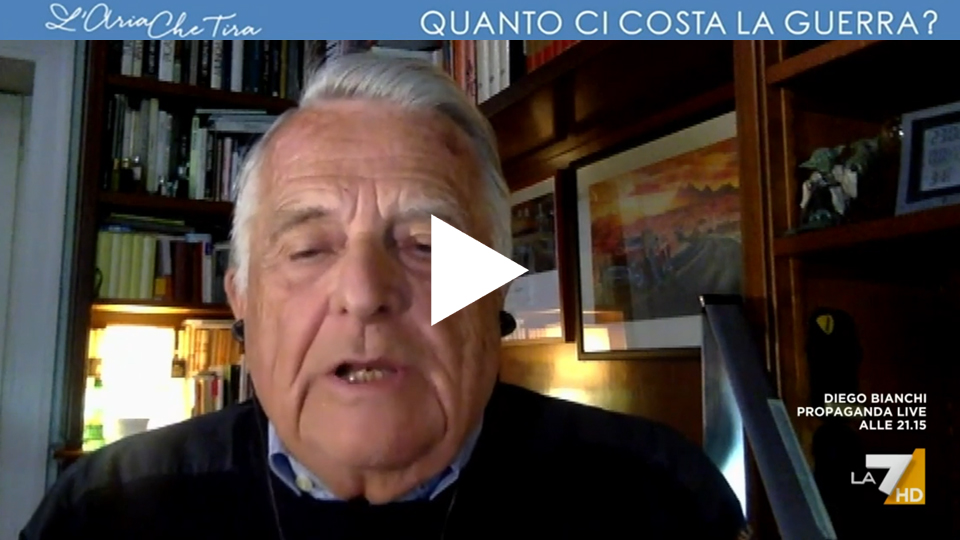 Alberto Contri: “Vauro ha ragione, non ho mai visto tante persone di sinistra che si sono messe così ‘a pecorone’ davanti alla Nato” — LA7 VIDEO