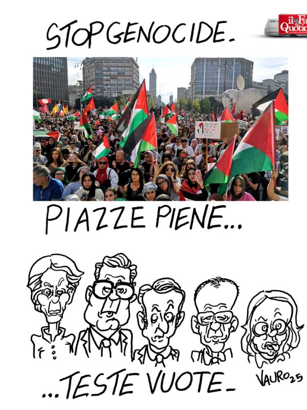 Stop genocide (Il Fatto, 2 set 2025)