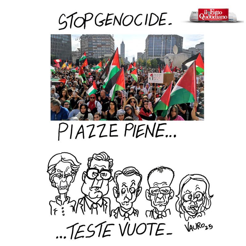 Stop genocide (Il Fatto, 2 set 2025)