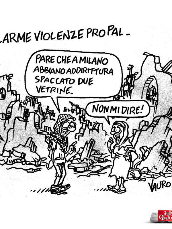 Allarme violenze ProPal (Il Fatto, 25 set 2025)