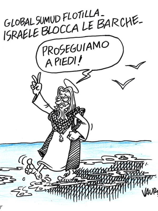 Israele blocca le barche (2 ott 2025)