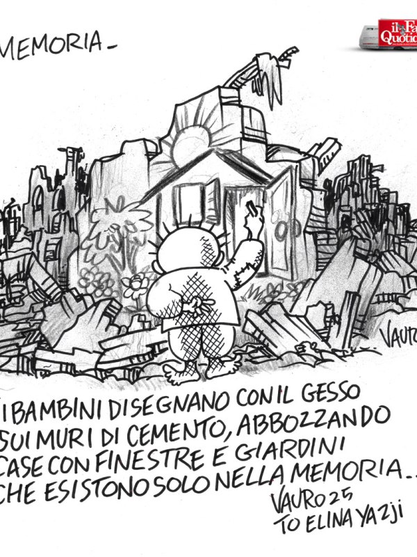 Gaza, Elina Yazji: “Siamo tornati qui, dove era casa” (Il Fatto, 14 ott 2025)