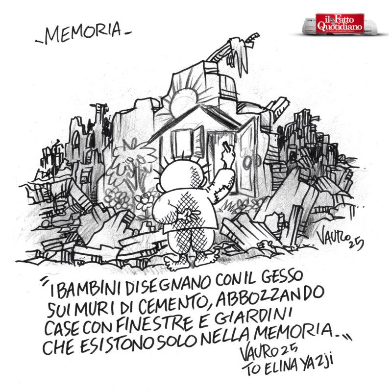 Gaza, Elina Yazji: “Siamo tornati qui, dove era casa” (Il Fatto, 14 ott 2025)