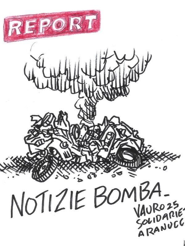 Report, attentato a Sigfrido Ranucci (17 ott 2025)