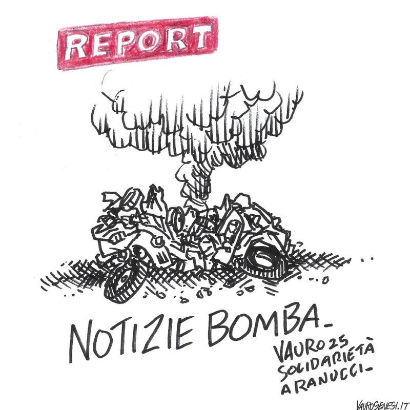 Report, attentato a Sigfrido Ranucci (17 ott 2025)