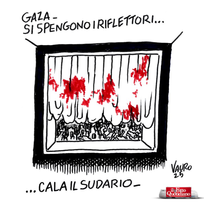Gaza, si spengono i riflettori… (Il Fatto, 11 nov 2025)