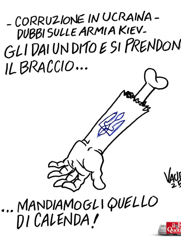 Corruzione in Ucraina (Il Fatto, 15 nov 2025)