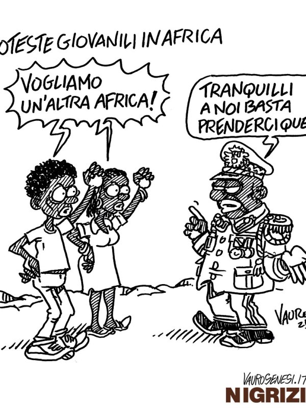 Proteste giovanili in Africa (Nigrizia, dec 2025)
