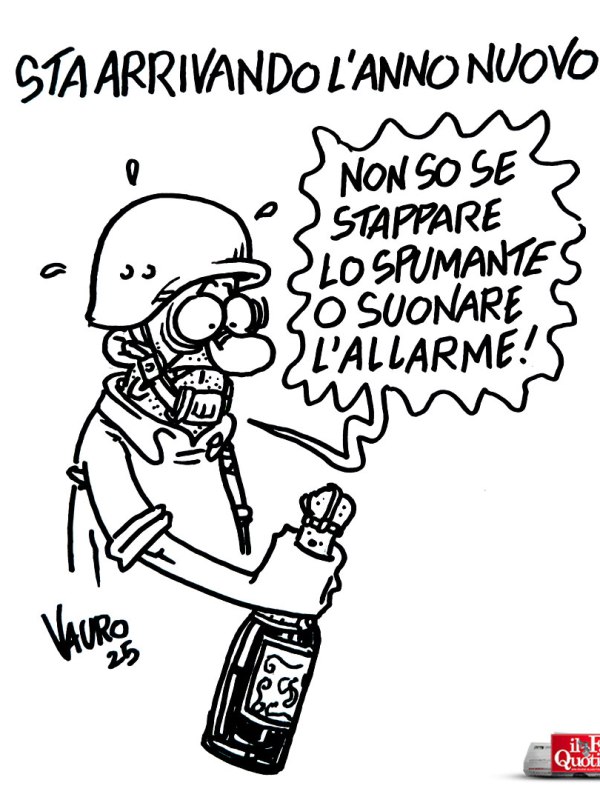 Sta arrivando l’anno nuovo (Il Fatto, 27 dic 2025)
