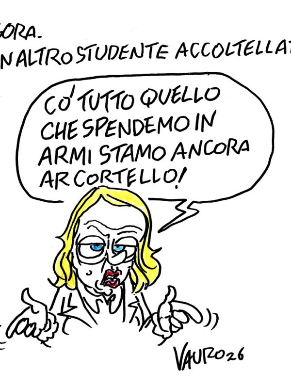 Sora, studente aggredito con un coltello da un coetaneo… (17 gen 2026)