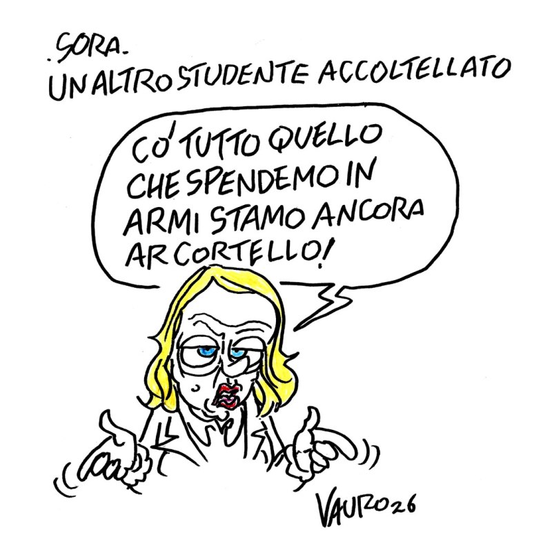 Sora, studente aggredito con un coltello da un coetaneo… (17 gen 2026)