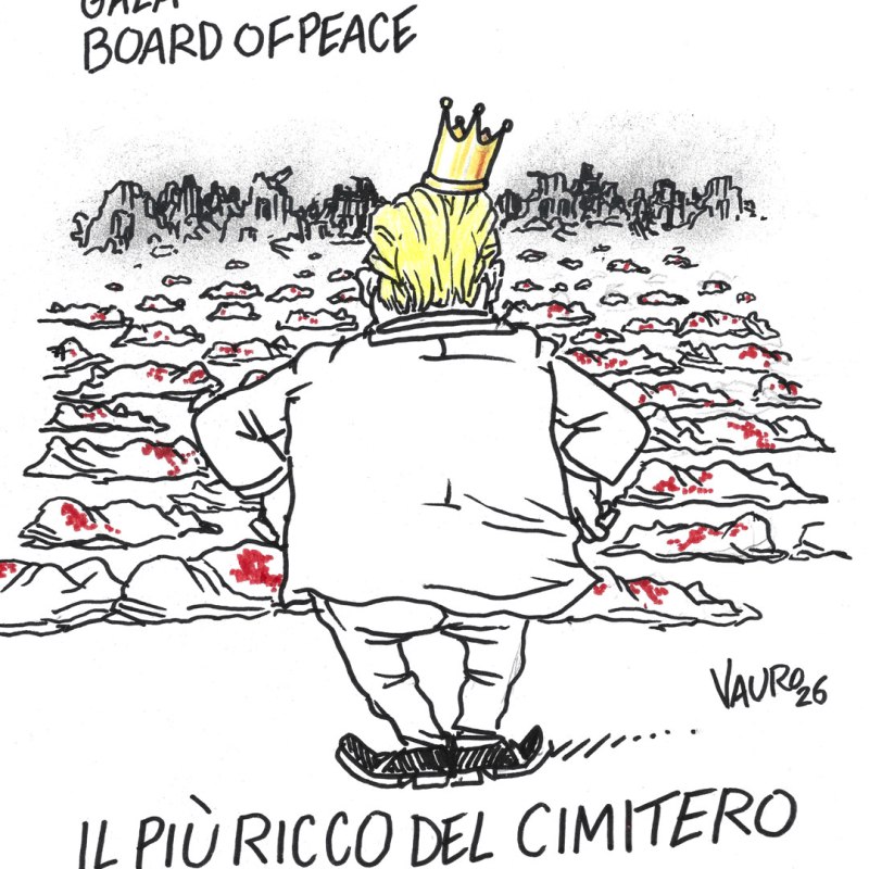 Trump, Bord of Peace per Gaza (Il Fatto, 20 gen 2026)
