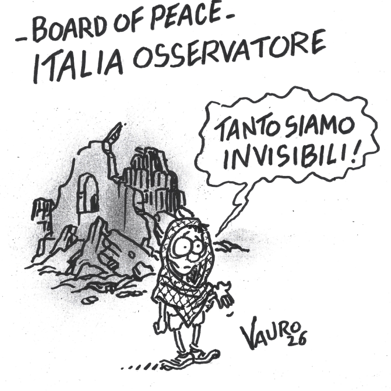 Gaza, Tajani: “L’Italia sarà nel Board of Peace da Paese osservatore” (Il Fatto, 17 feb 2026)