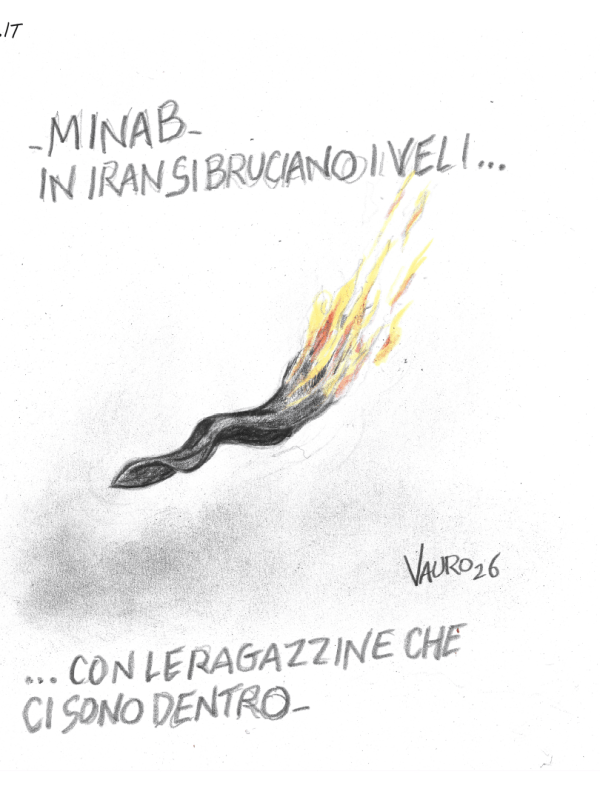 In Iran si bruciano i veli… (2 mar 2026)