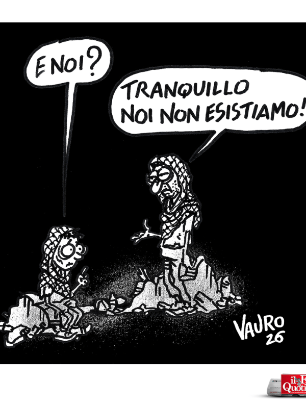 Noi non esistiamo! (Il Fatto, 7 mar 2026)