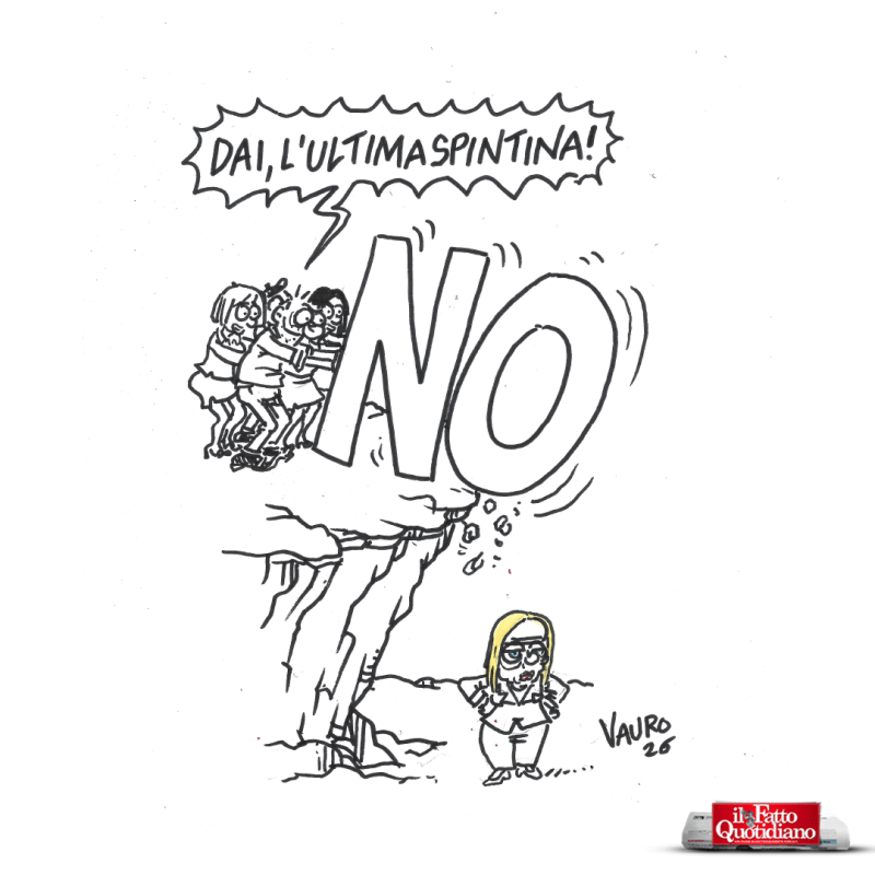 L’ultima spintina… (Il Fatto, 21 mar 2026)