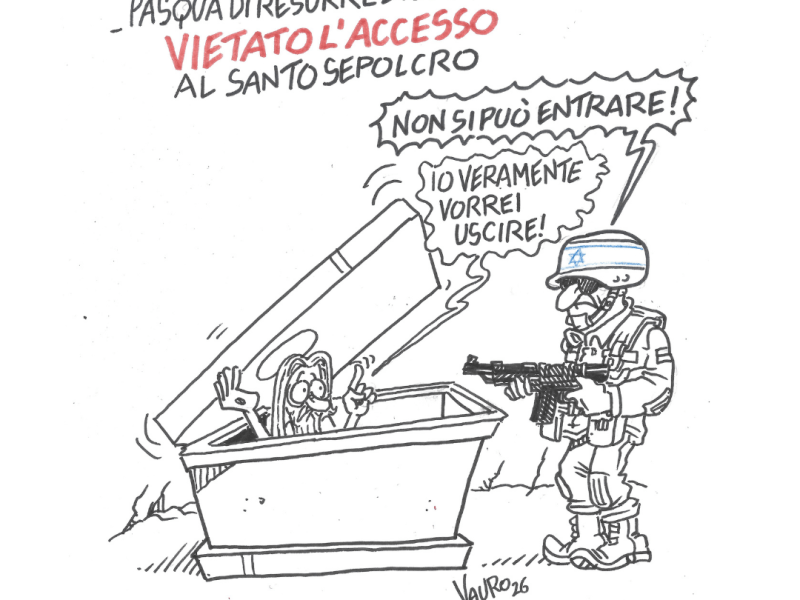 Vietato l’accesso al Santo Sepolcro (Il Fatto, 31 mar 2026)