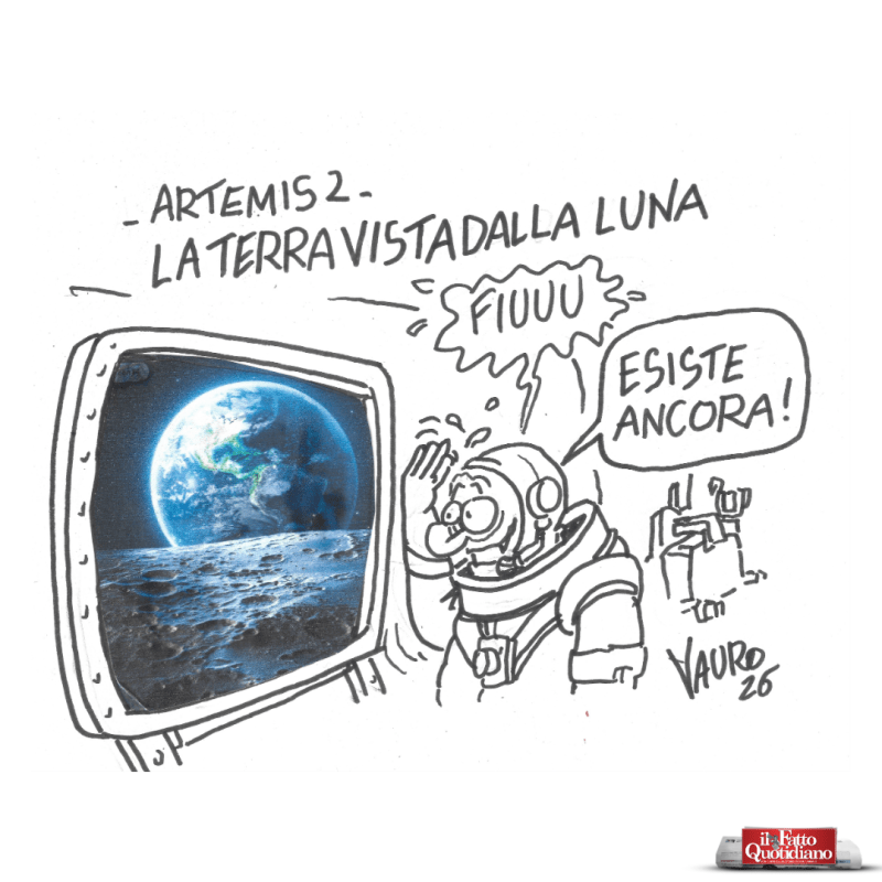 Artemis 2 (Il Fatto, 9 aprile 2026)