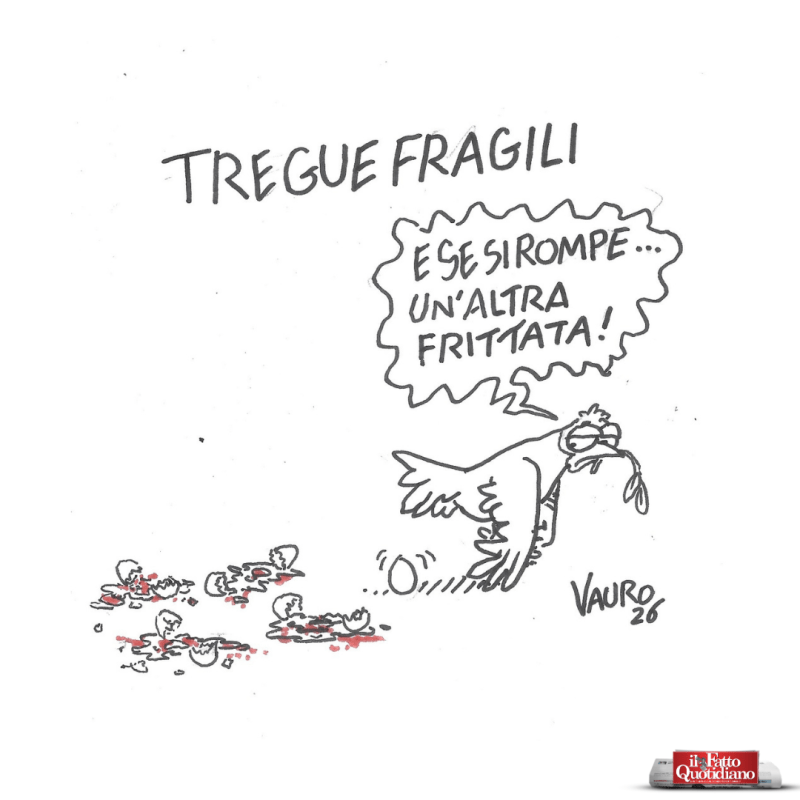 Tregue fragili (Il Fatto, 18 aprile 2026)