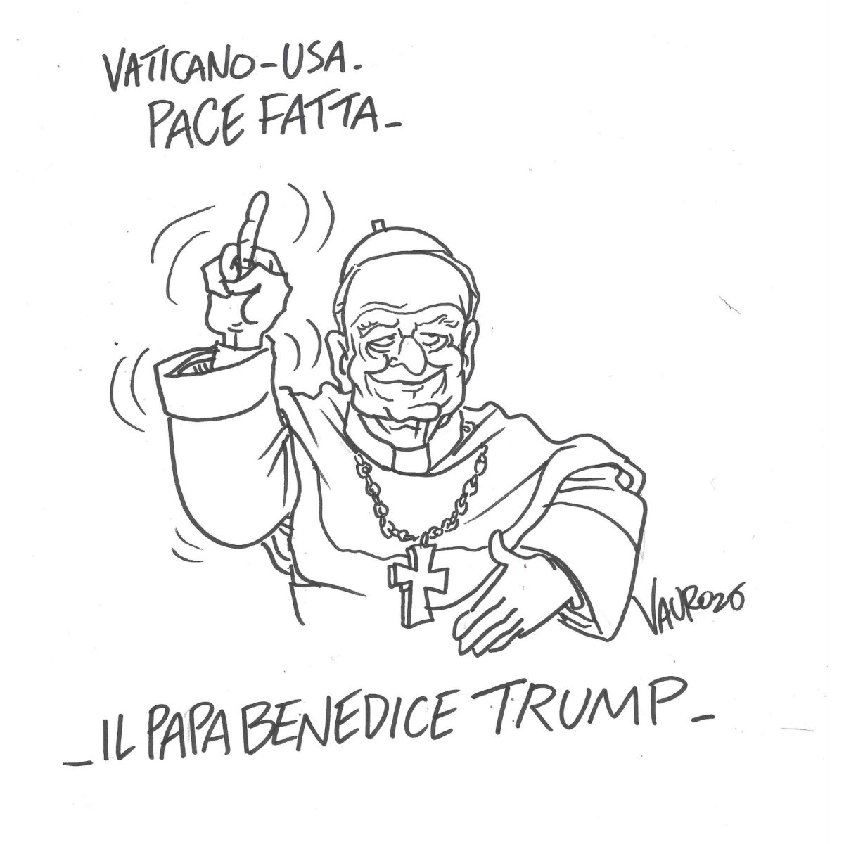 Il Papa benedice Trump (8 maggio 2026)