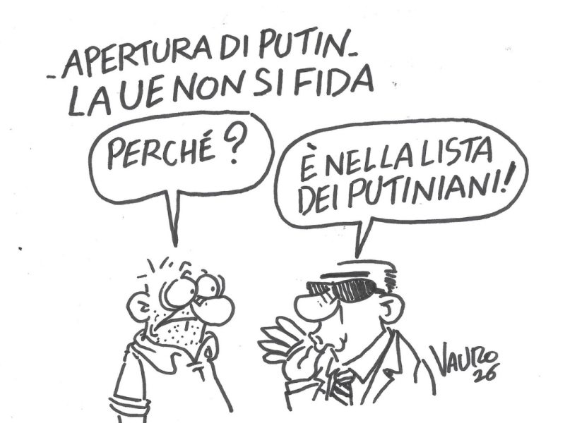 Apertura di Putin (Il Fatto, 12 maggio 2026)