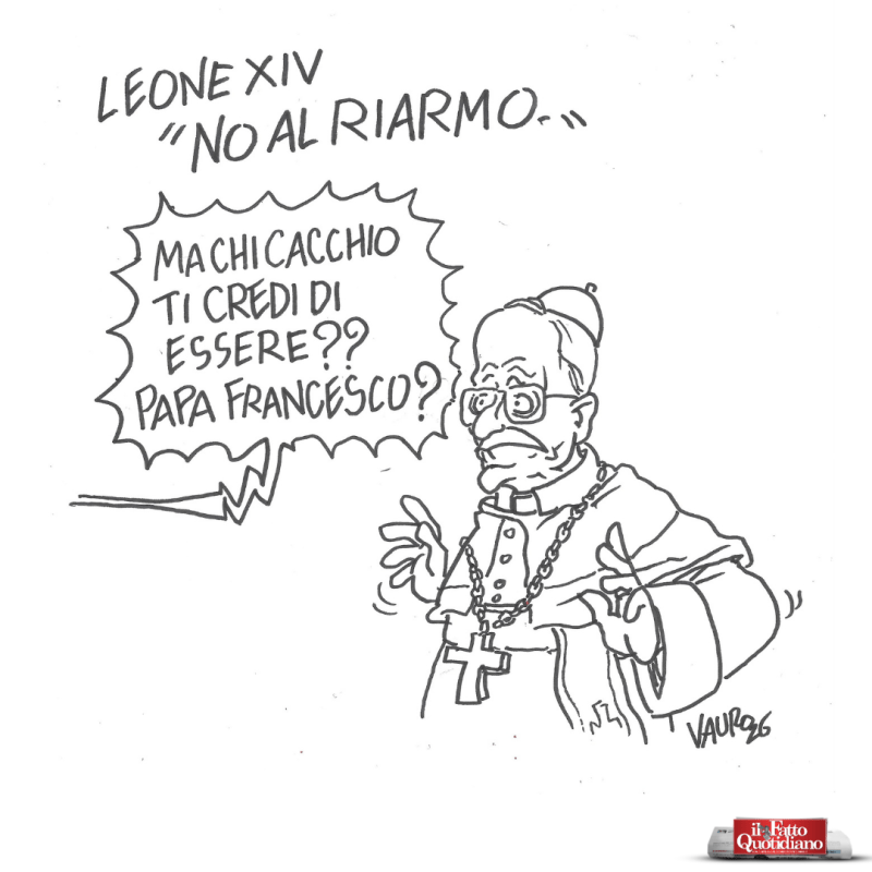 No al riarmo! (Il Fatto, 16 maggio 2026)