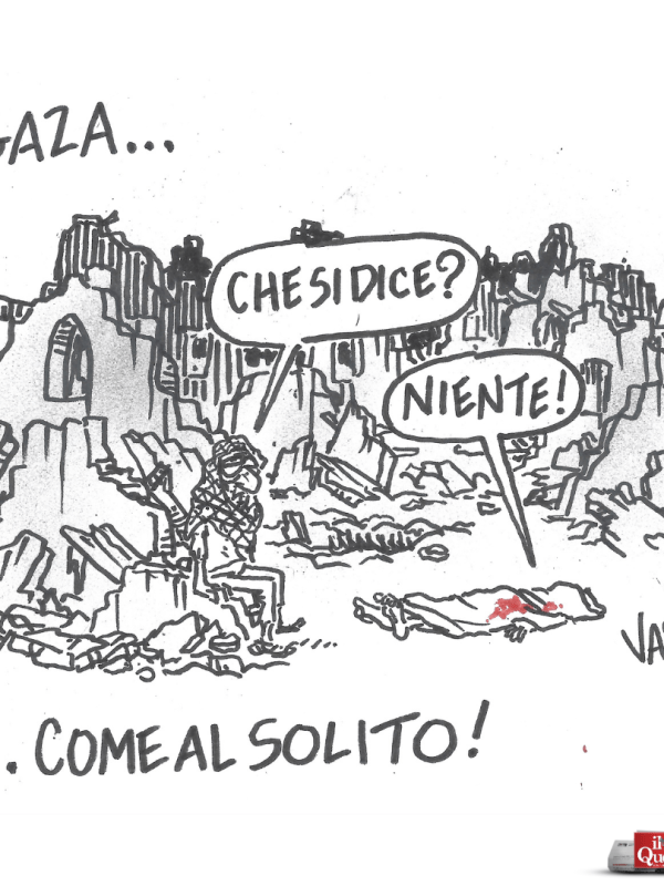 Gaza… come al solito! (Il Fatto, 27 giugno 2026)