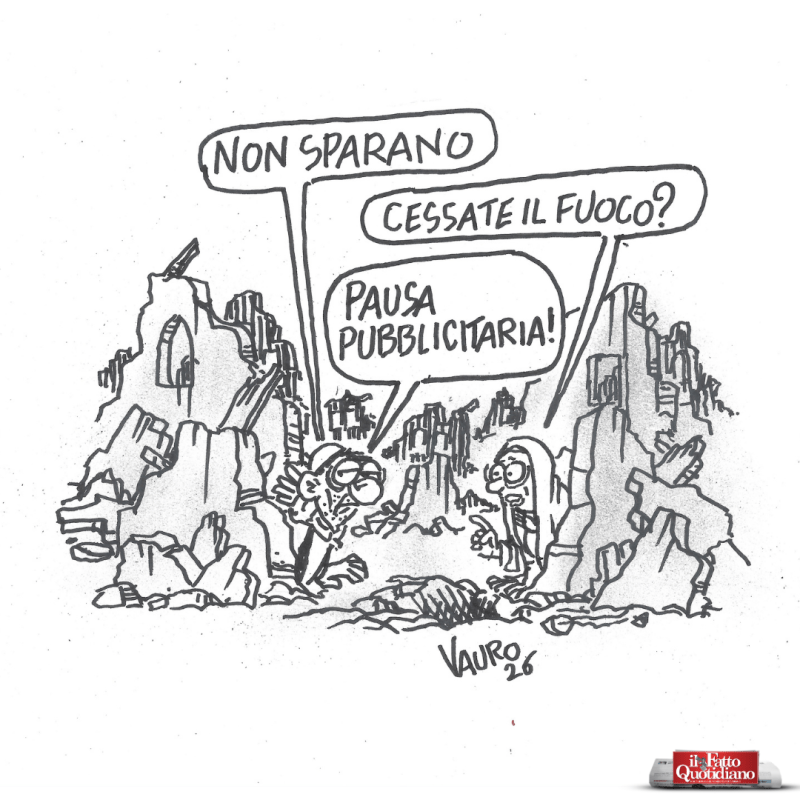 Pausa pubblicitaria! (Il Fatto, 2 luglio 2026)